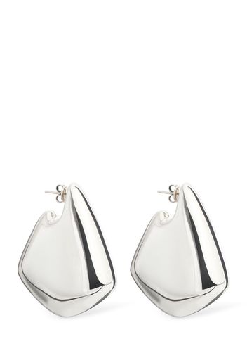 Large Fin Sterling Silver Earrings