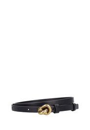 1.2cm Knot Leather Belt