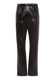 Shiny Leather Elasticated Pants