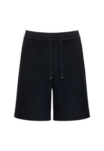 Cotton & Silk Terrycloth Shorts