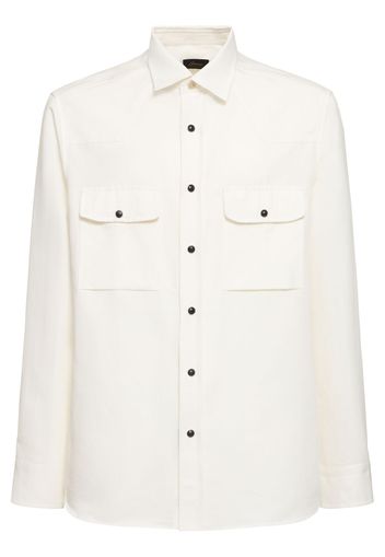 Cotton & Linen Western Shirt