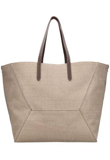 Canvas & Linen Tote Bag