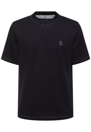 Brunello Cucinelli Cotton Logo T-shirt