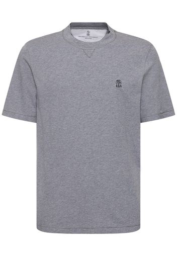 Brunello Cucinelli Cotton Logo T-shirt