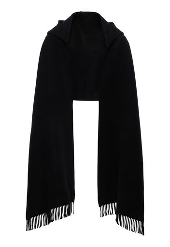 Wool & Cashmere Hooded Scarf