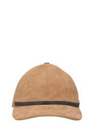 Embellished Suede Baseball Cap