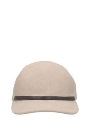 Embellished Gabardine Baseball Cap