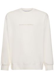 Embroidered Logo Cotton Sweatshirt