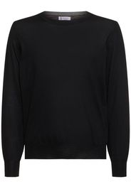 Wool Cashmere Crewneck Sweater