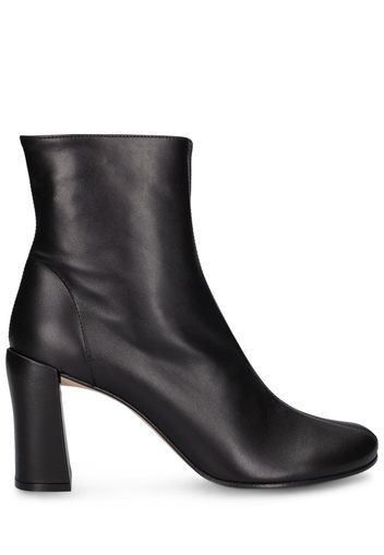 100mm Vlada Leather Ankle Boots