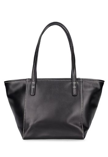 Bar Box Leather Tote Bag