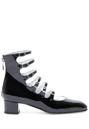 40mm Xena Patent Leather Ankle Boots