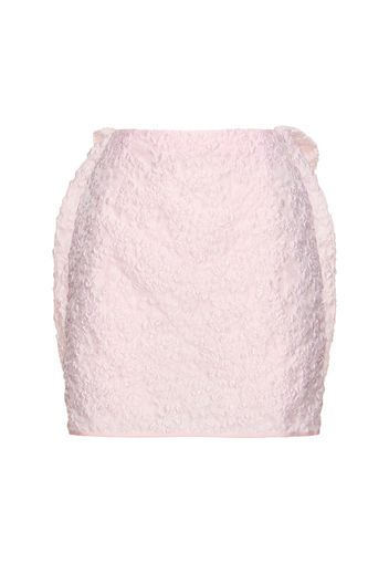 Vailis Mini Skirt W/ Self-tie Bow