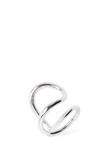 Bag Ribbon Silver Ring