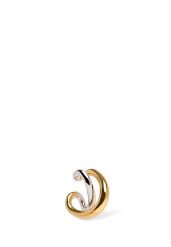 Initial Vermeil & Silver Ear Cuff