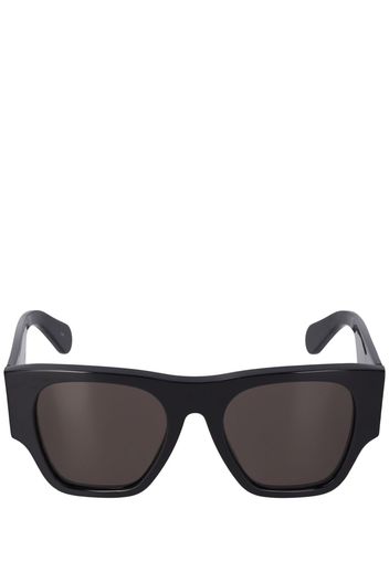 Oversized Squared Bio-acetate Sunglasses