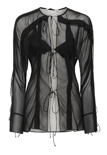 Floating Sheer Long Sleeve Shirt