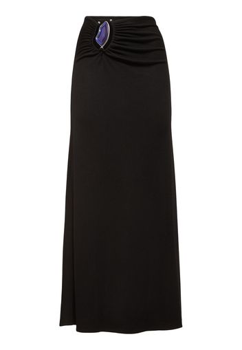 Moodstone Ruched Long Skirt