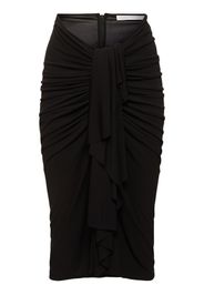 Vivenda Draped Midi Skirt