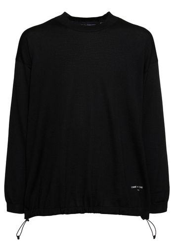 Cdg Homme Logo Crewneck Sweater