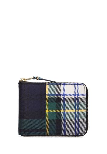 Tartan Patchwork Zip Wallet