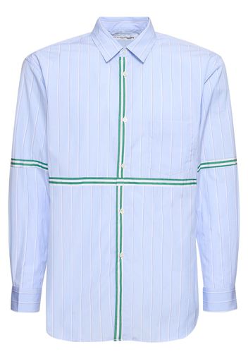 Striped Cotton Poplin Shirt