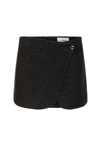 Prince Of Wales Tailored Mini Skirt