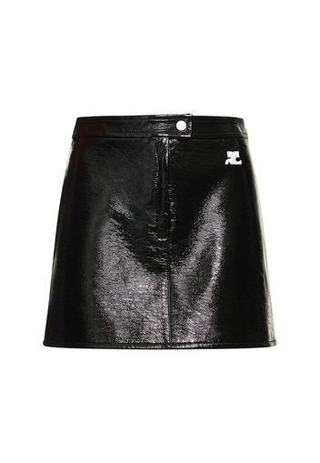 Vinyl Mini Skirt