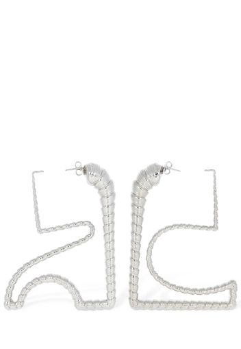 Medium Ac Shell Shape Earrings