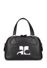 Ac Bowling Leather Top Handle Bag