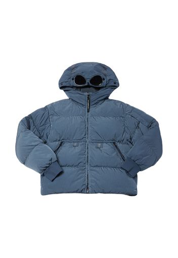 Poly Hooded Down Jacket W/goggles