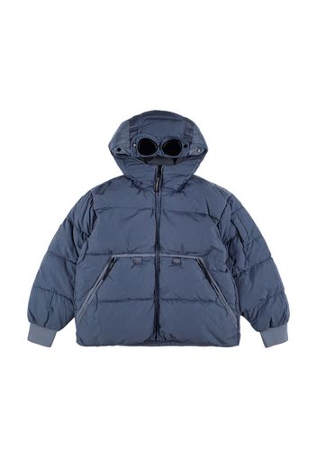 Poly Hooded Down Jacket W/goggles