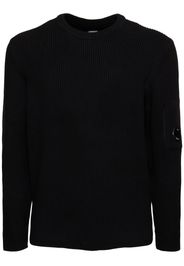 Full Rib Crew Neck Knit Sweatshirt