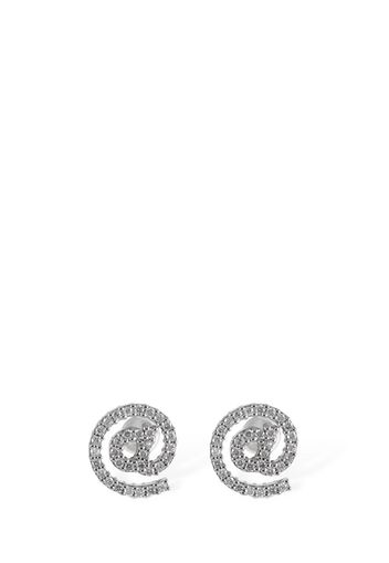 1987 18kt Gold & Diamond Mono Earring