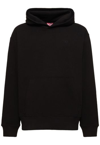 Oval-d Loose Cotton Fleece Hoodie