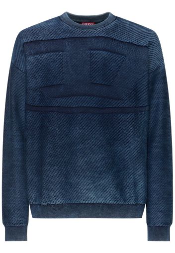 K-klevery Logo Knit Crewneck Sweater