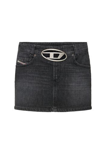 De-ron Low Rise Denim Mini Skirt