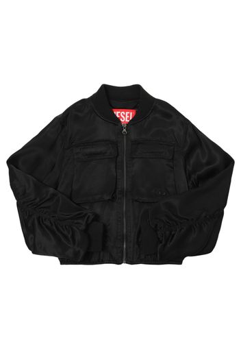 Viscose Satin Bomber Jacket