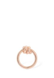 9kt Rose Gold Nodo Mono Earring