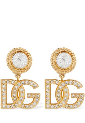 Diva Dg Crystal Clip-on Earrings