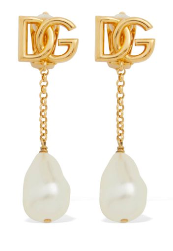 Dg Imitation Pearl Clip-on Earrings