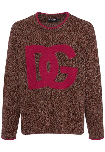 Logo Intarsia Wool Sweater