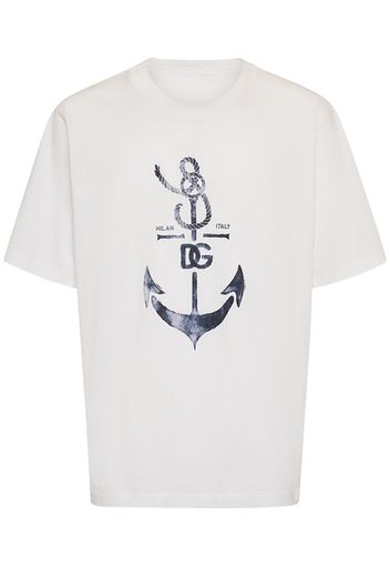 Anchor Printed Cotton Jersey T-shirt