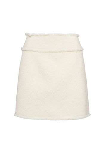 A-line Tweed Mini Skirt