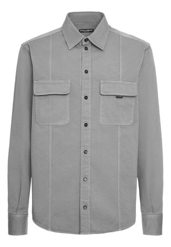 Garment Dyed Long Sleeve Shirt