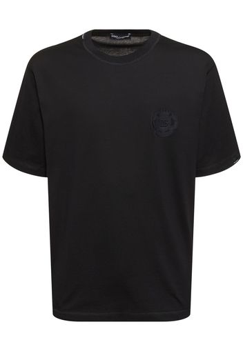 Cotton Jersey Tonal Logo T-shirt