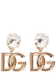 Crystal Logo Dg Clip-on Earrings