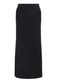 Stretch Cady Pencil Midi Skirt