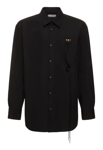 Cable Cotton Blend Shirt