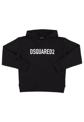 Cotton Sweatshirt Hoodie W/ Logo